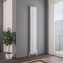 Tunstall Double 1800 x 280mm Radiator - Matt White-1