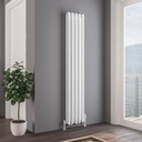 Tunstall Double 1800 x 350 Radiator - Matt White-2
