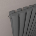 Tunstall Double 1800 x 420mm Radiator - Matt Anthracite-2
