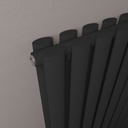 Tunstall Double 600 x 1061mm Radiator - Matt Black-2