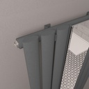 Tunstall Mirror 1800 x 380mm Radiator - Matt Anthracite-2