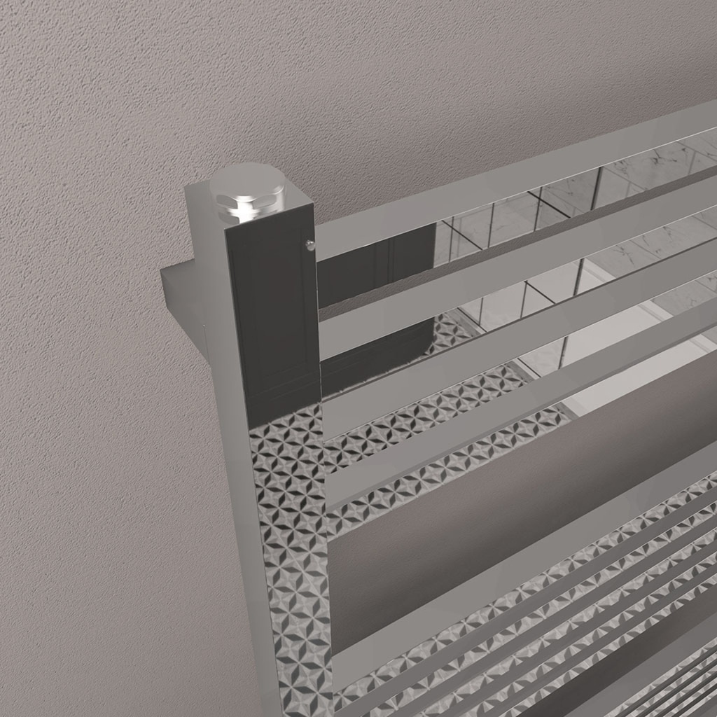 Tuscan Square Multirail 1200 x 500mm - Chrome-2