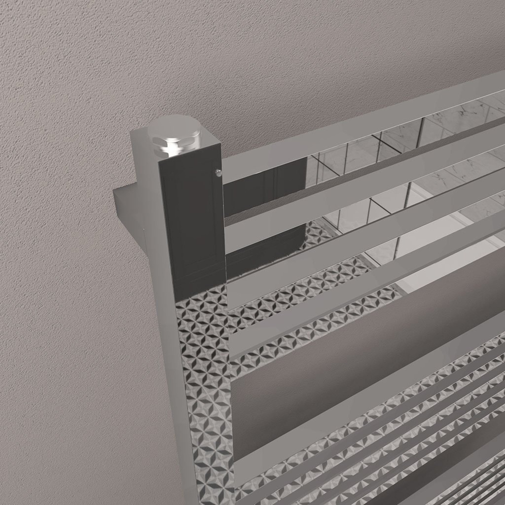 Tuscan Square Multirail 800 x 500mm - Chrome-2