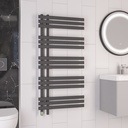 Loddon Dry Element Towel Rail 1200 x 600mm - Matt Anthracite-1
