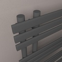 Loddon Dry Element Towel Rail 1200 x 600mm - Matt Anthracite-2