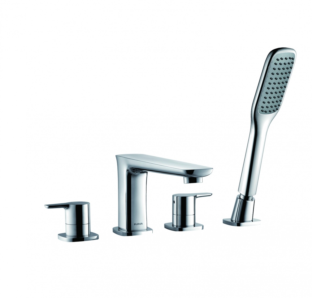 Urban 4-Hole Deck Mounted Bath and Shower Mixer-1