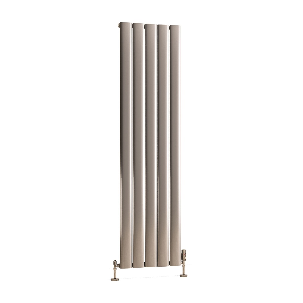 Malmesbury 1800 x 470 Aluminium Radiator - Silver Effect-1