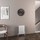 Malmesbury 500 x 375mm Aluminium Radiator - Matt White-1