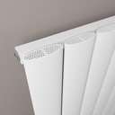 Malmesbury 500 x 470mm Aluminium Radiator - Matt White-2