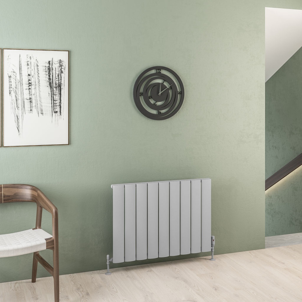 Malmesbury 600 x 850mm Aluminium Radiator - Matt Grey-1