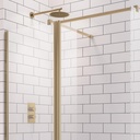 Vantage 8mm flipper panel 300 x 2000 Shower Panel - Brushed Brass-1