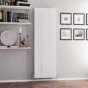 Mersey 1800 x 565 Aluminium Radiator - Matt White-2