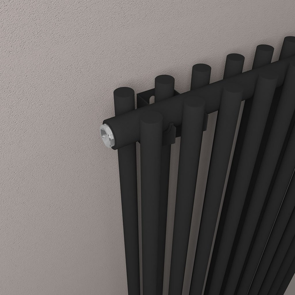 Murano 600 x 1400mm Radiator - Matt Black-1