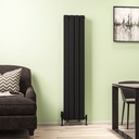 Warrington 1500 x 304 Radiator Type20 - Matt Black-1