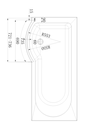 P Shape Bath Screen Right Handed - Chrome-2