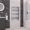 Wendover Curved Multirail 1000 x 600mm - Chrome-1