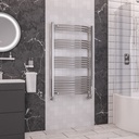 Wendover Curved Multirail 1200 x 750mm - Chrome-1