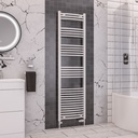 Wendover Curved Multirail 1800 x 500mm - Gloss White-1
