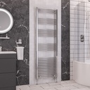 Wendover Curved Multirail 1800 x 600mm - Chrome-1