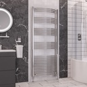 Wendover Curved Multirail 1800 x 750mm - Chrome-1