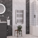 Wendover Curved Multirail 800 x 500mm - Chrome-1