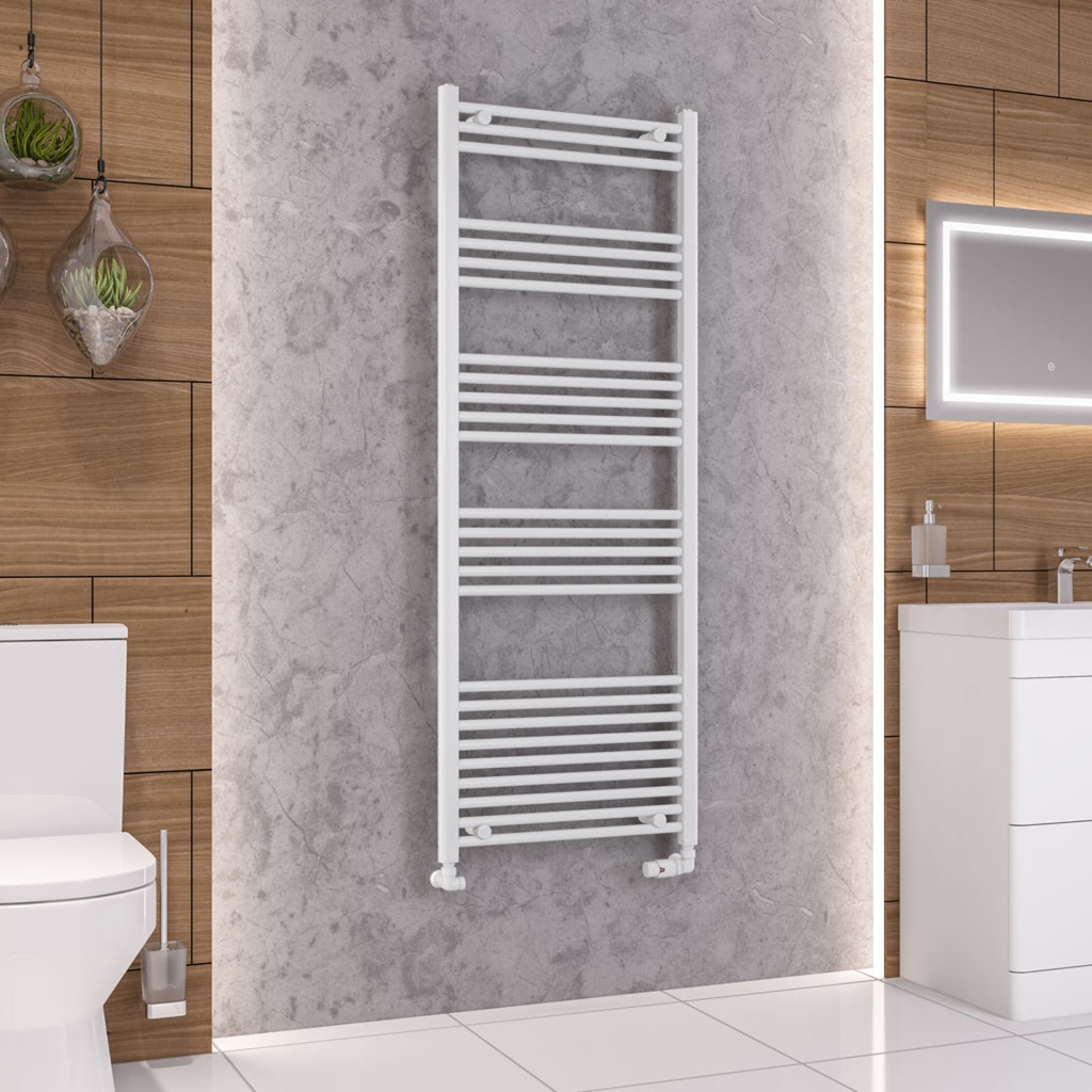 Wendover Straight Multirail 1600 x 600mm - Gloss White-1