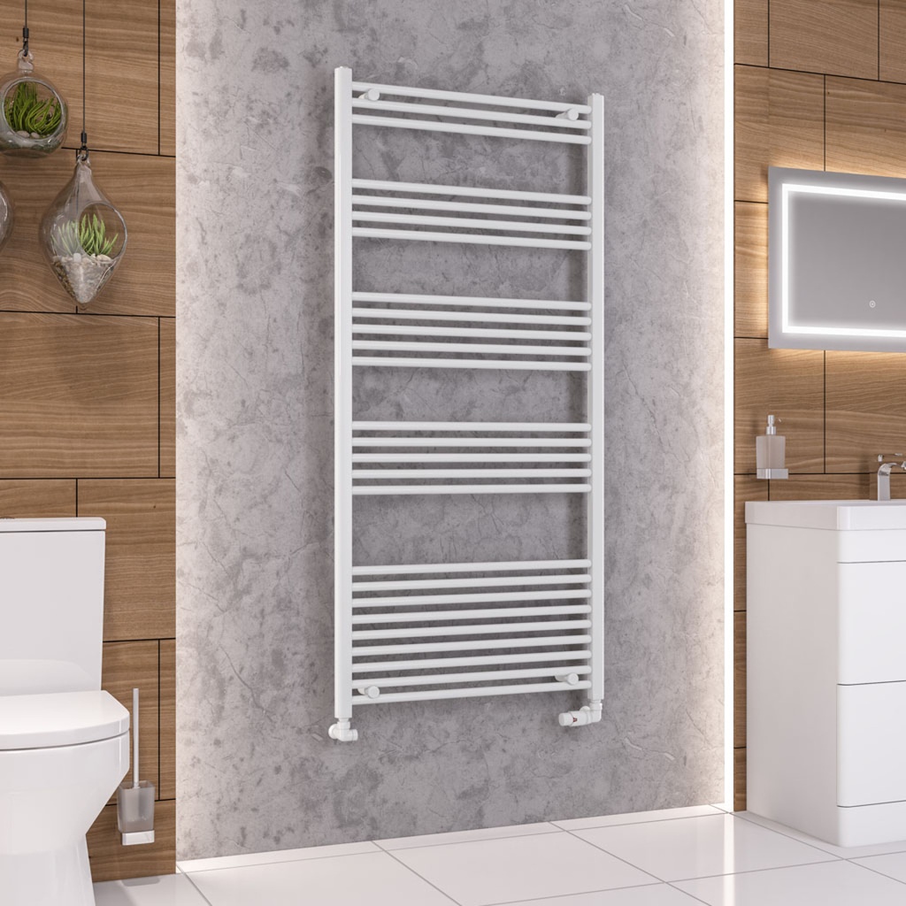 Wendover Straight Multirail 1600 x 750mm - Gloss White-1