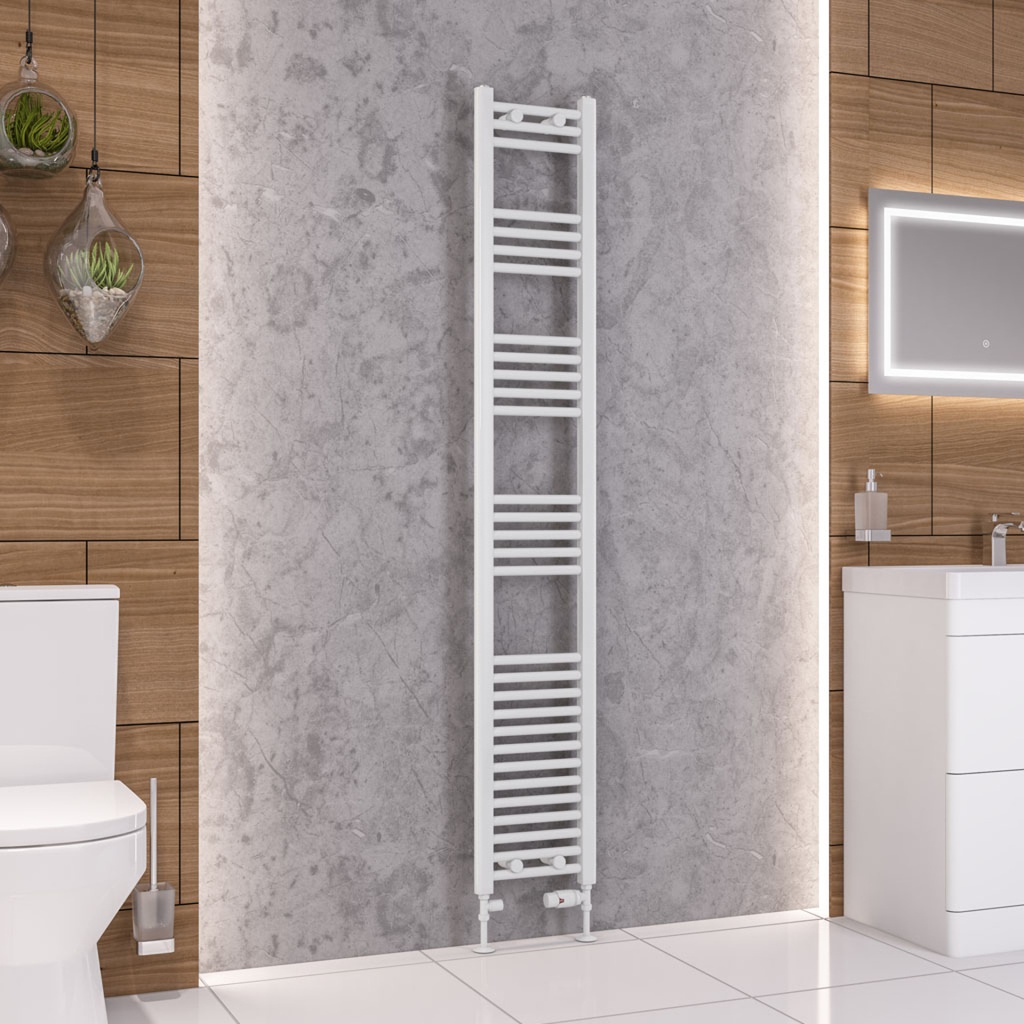 Wendover Straight Multirail 1800 x 300mm - Gloss White-1