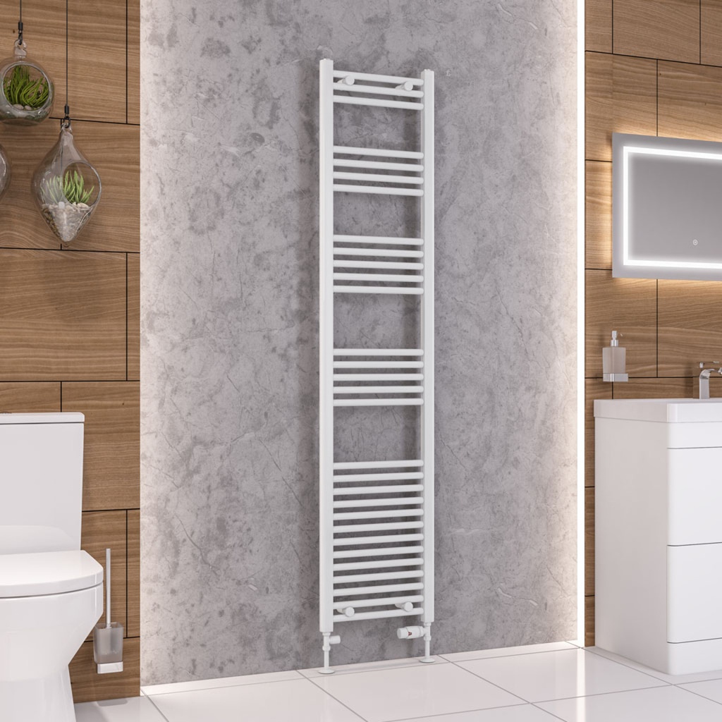Wendover Straight Multirail 1800 x 400mm - Gloss White-1