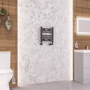 Wendover Straight Multirail 360 x 400 Towel rail - Matt Anthracite-1