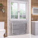 Wendover Straight Multirail 600 x 1000mm - Chrome-1