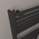 Wendover Straight Multirail 600 x 1200 Towel rails - Matt Black-2
