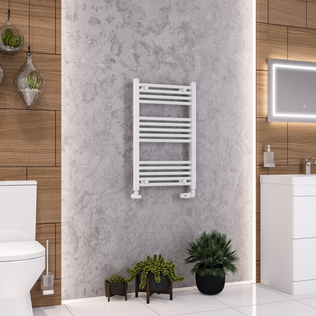 Wendover Straight Multirail 800 x 500mm - Gloss White-1