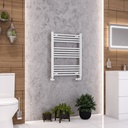 Wendover Straight Multirail 800 x 600mm - Gloss White-1