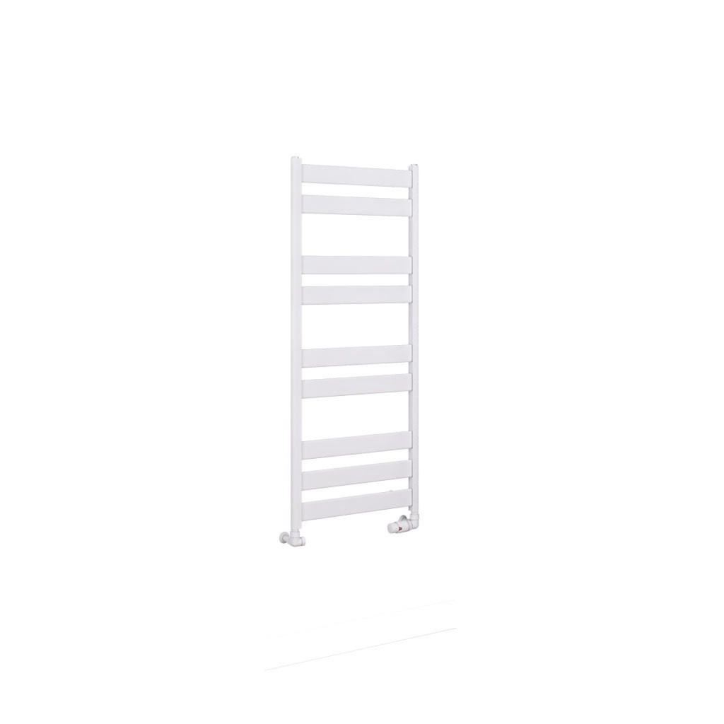 Pelago Aluminium Towel Rail 1200 x 500mm - Matt White-1