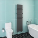 Wingrave 1800 x 410 Flat Panel Radiator - Matt Anthracite-2