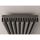 Witney Cover Cap Set 375mm - Chrome-1