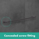 hansgrohe Addstoris Bath Towel Rail - Matt Black-1
