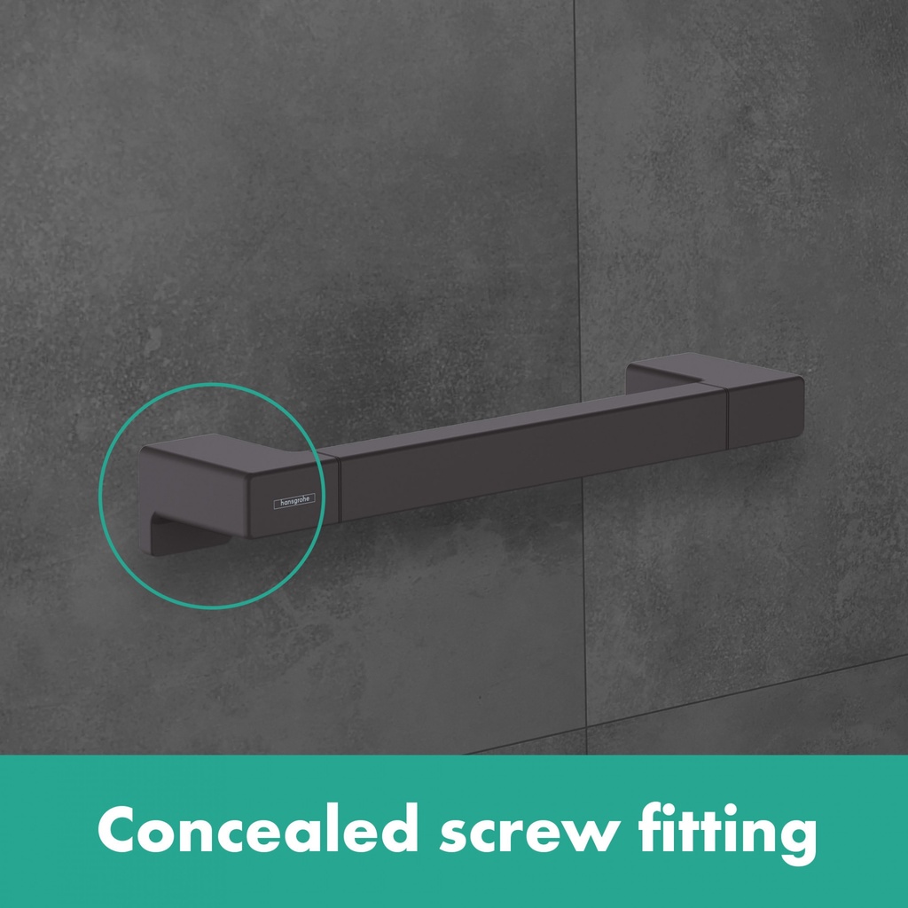 hansgrohe Addstoris Grab Bar - Matt Black-1