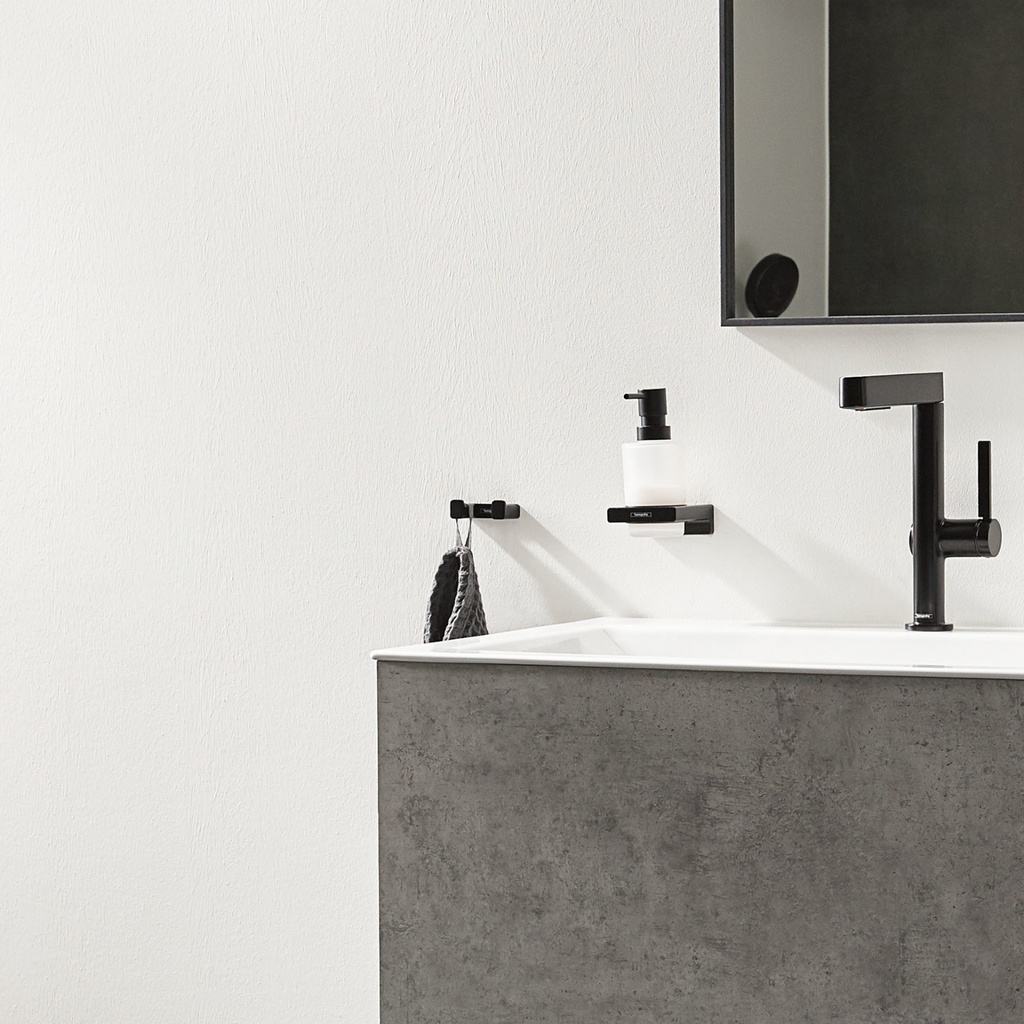 hansgrohe Addstoris Liquid Soap Dispenser - Matt Black-1