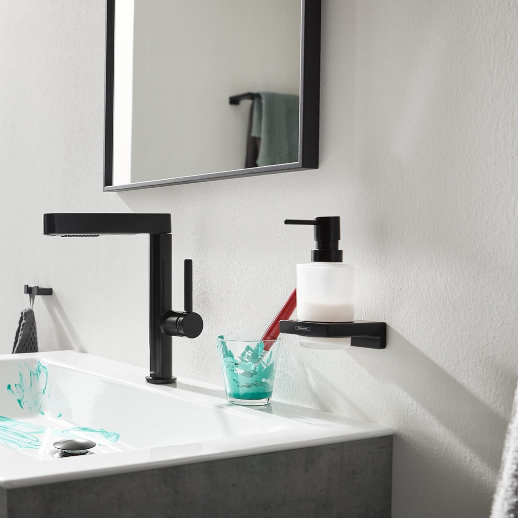 hansgrohe Addstoris Liquid Soap Dispenser - Matt Black-8