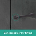 hansgrohe Addstoris Shower Door Handle - Matt Black-1