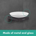 hansgrohe Addstoris Soap Dish - Matt Black-1