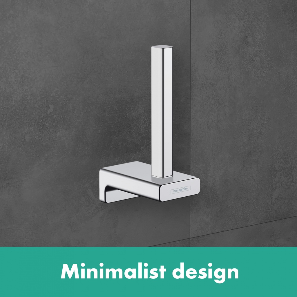 hansgrohe Addstoris Spare Toilet Roll Holder - Chrome-1