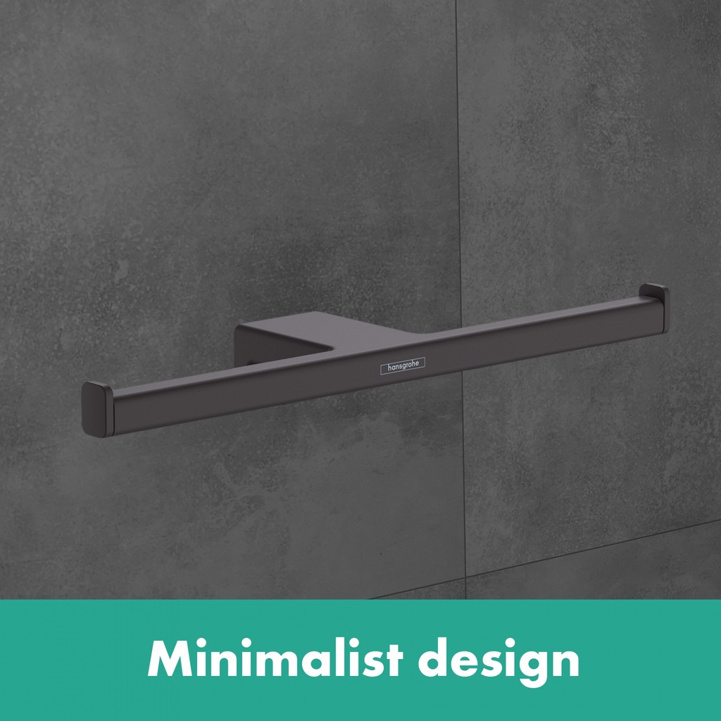 hansgrohe Addstoris Toilet Paper Holder Double - Black-1