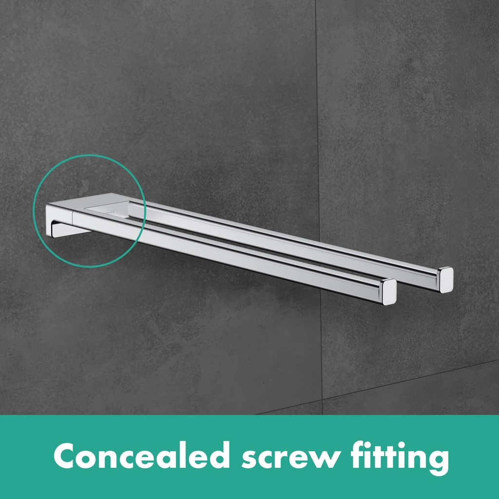 hansgrohe Addstoris Towel Holder Twin-Handle - Chrome-1