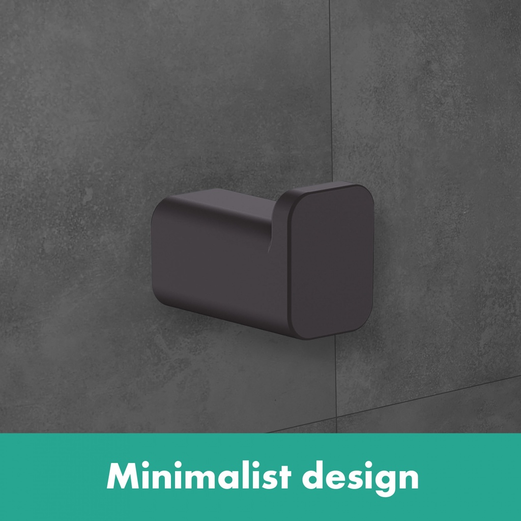 hansgrohe Addstoris Towel Hook - Matt Black-1
