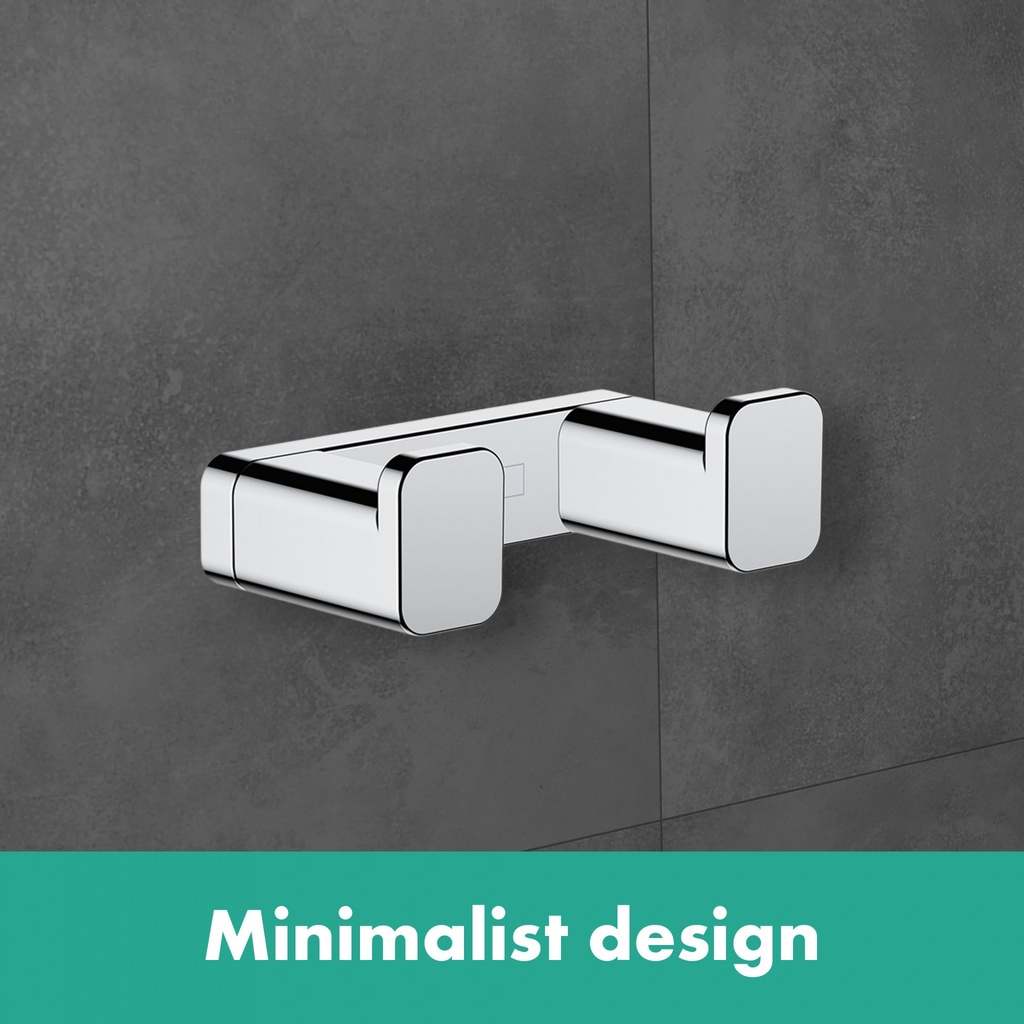 hansgrohe Addstoris Towel Hook Double - Chrome-1