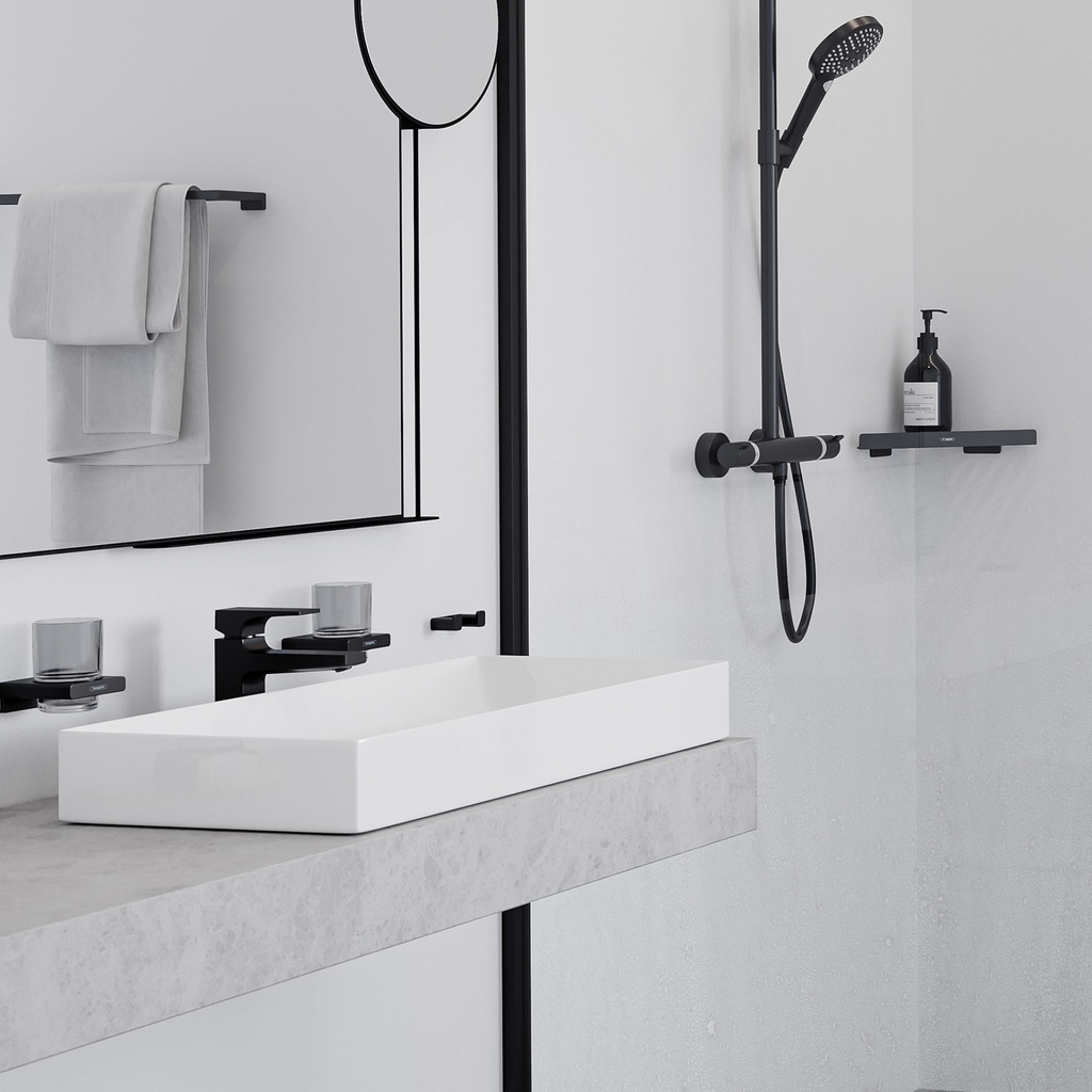 hansgrohe Addstoris Towel Hook Double - Matt Black-2
