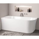 Radcot 1650x750 Left Handed Bath - White-1